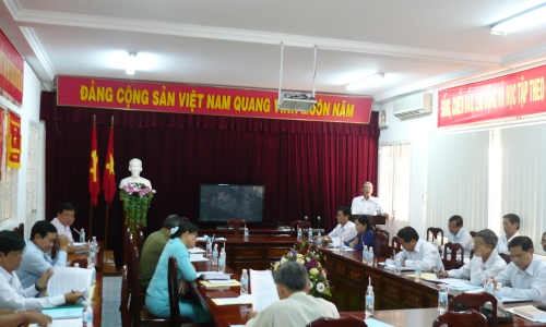 Kiên Giang: Hội nghị báo cáo viên và giao ban an ninh tư tưởng tháng 4-2015